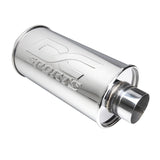 DC Sports Universal Round Muffler 2.5