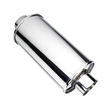 Load image into Gallery viewer, DC Sports Universal Round Muffler 2.5&quot; Inlet 3&quot; Outlet