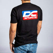 Load image into Gallery viewer, Black DC Colored Logo T-Shirt.