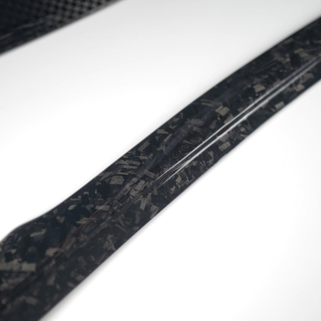 JDMuscle Tanso Carbon Fiber Wing Gurney Flap V2 - Subaru WRX & STi w/ OEM STI Wing 2015-2021