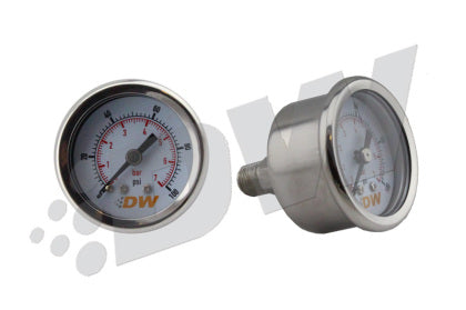 DeatschWerks 0-100 PSI 1/8in NPT Mechanical Fuel Pressure Gauge (Universal)