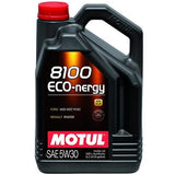 Motul 5L Synthetic Engine Oil 8100 5W30 ECO-NERGY (Universal; Multiple Fitments)