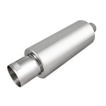 Load image into Gallery viewer, DC Sports Universal Round Muffler 2.5&quot; Inlet-4&quot; Tip Straight Cut