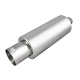 DC Sports Universal Round Muffler 2.5