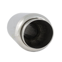 Load image into Gallery viewer, DC Sports Universal Round Muffler 2.5&quot; Inlet-3.25&quot; 5&quot; Tip Slant Cut