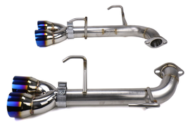 FactionFab Axle Back Exhaust w/ Burnt Tips - Subaru WRX 2015-2021 / STI 2015-2018