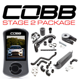 Cobb Stage 2 Redline Power Package (Black) - Ford Focus RS 2016-2018