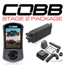 Load image into Gallery viewer, Cobb Stage 2 Power Package (Factory Location Intercooler) w/TCM (Black) - Ford F-150 Raptor 2017-2020 / Limited 2019-2020