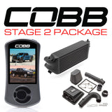Cobb Stage 2 Power Package (Factory Location Intercooler) w/TCM (Black) - Ford F-150 Raptor 2017-2020 / Limited 2019-2020
