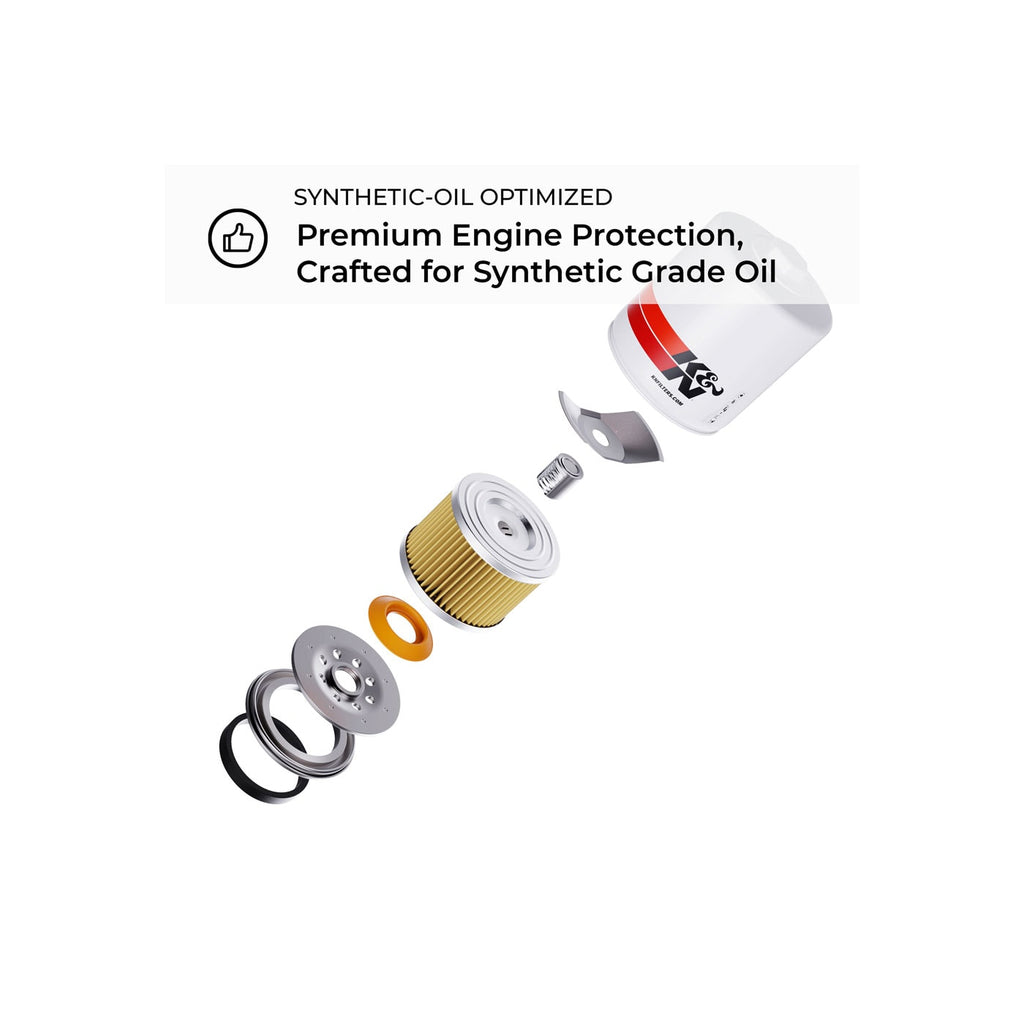 K&N Wrench Off Oil Filter HP-1008 - (Multiple Fitments)