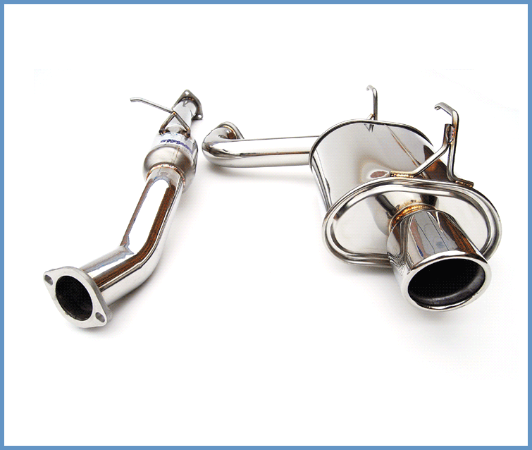 Invidia 2000-2009 Honda S2000 Q300 Rolled Stainless Steel Single Tip Cat-back Exhaust