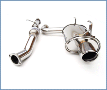 Load image into Gallery viewer, Invidia 2000-2009 Honda S2000 Q300 Rolled Stainless Steel Single Tip Cat-back Exhaust