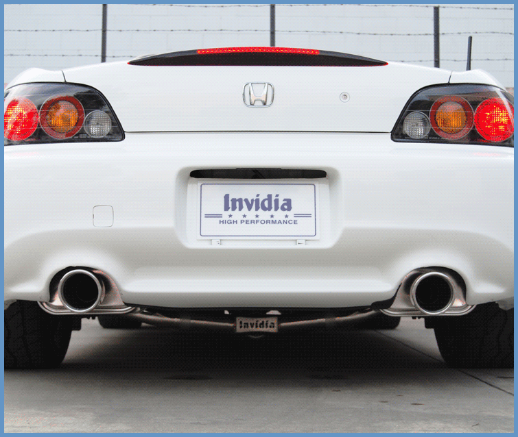 Invidia 2000-2009 Honda S2000 Q300 Dual Tip Cat-back exhaust
