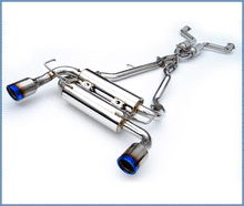 Load image into Gallery viewer, Invidia 2003-2008 Nissan 350z Gemini Rolled Titanium Tip Cat-back Exhaust