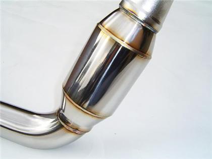 Invidia Polished Divorced Waste Gate Downpipe with High Flow Cat - Subaru Legacy GT 2005-2009 (Auto Trans)