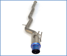 Load image into Gallery viewer, Invidia 2008-2015 Mitsubishi EVO X 80mm Single Outlet Full Titanium Cat-Back Exhaust