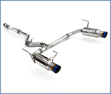 Load image into Gallery viewer, Invidia Dual N1 Single Layer Titanium Tipped Catback Exhaust - Subaru Legacy GT 2010-2012