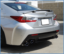 Load image into Gallery viewer, Invidia 2015-2017 Lexus RC F Q300H w/ Rolled Titanium Tips Cat-Back Exhaust