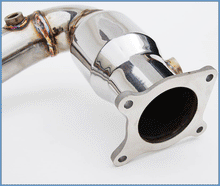 Load image into Gallery viewer, Invidia Downpipe (J Pipe) w/ High Flow Cat - Subaru WRX (Manual Trans) 2015-2020