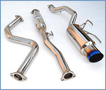 Load image into Gallery viewer, Invidia 1992-2000 Honda Civic EX/DX/LX Models Only Titanium Tip Cat-Back Exhaust