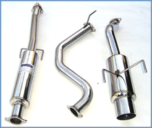 Load image into Gallery viewer, Invidia 1992-1995 Honda Del Sol (101mm tip) Cat- Back Exhaust