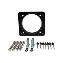 Load image into Gallery viewer, IAG Big Bore 76mm Throttle Body Adapter for Process West Intake Manifold; Black Finish.