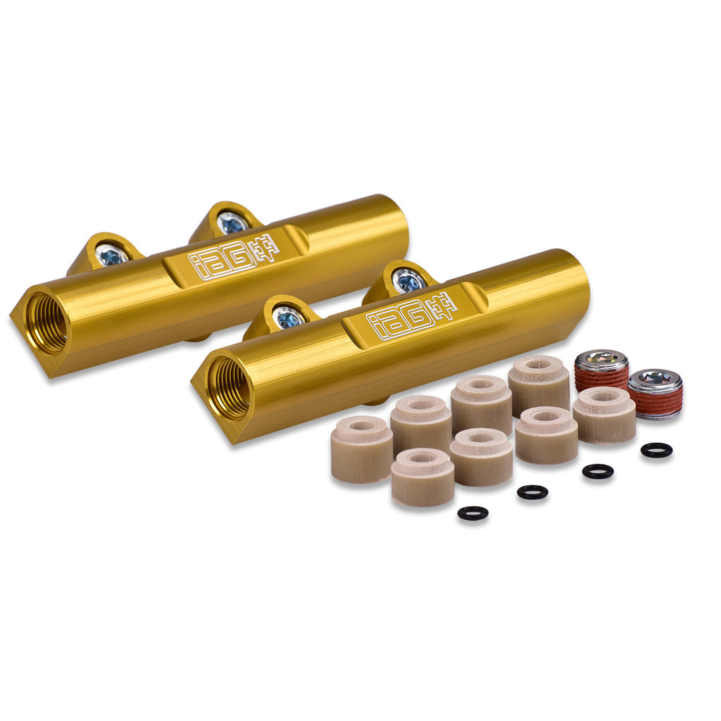 IAG Performance IAG-AFD-2102GD V3 Top Feed Fuel Rails (Gold Finish)