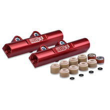 Load image into Gallery viewer, IAG Performance IAG-AFD-2102RD V3 Top Feed Fuel Rails (Red Finish)