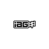 IAG Performance 6 Inch Gloss Black Die Cut Sticker - Sold Individually .