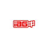 IAG Performance 6 Inch Red Die Cut Sticker - Sold Individually.