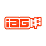 IAG 20 Inch Red Die Cut Sticker - Sold Individually.