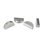 IAG Half Moon Valve Cover Cam Seals (4) for 2002-06 Subaru WRX / STI / FXT / LGT (Silver Finish).