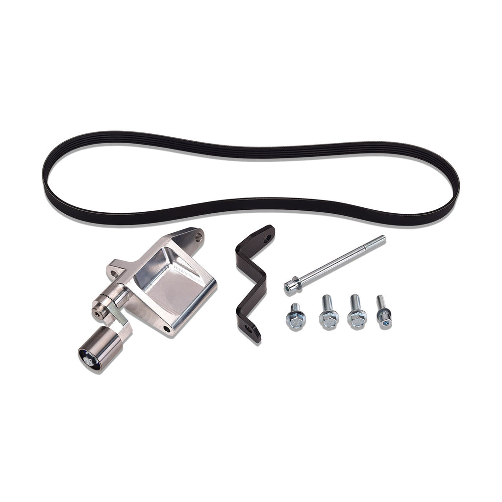 IAG Performance IAG-ENG-5211 V2 Alternator Relocation Kit for Reversed Intake Manifold with Power Steering