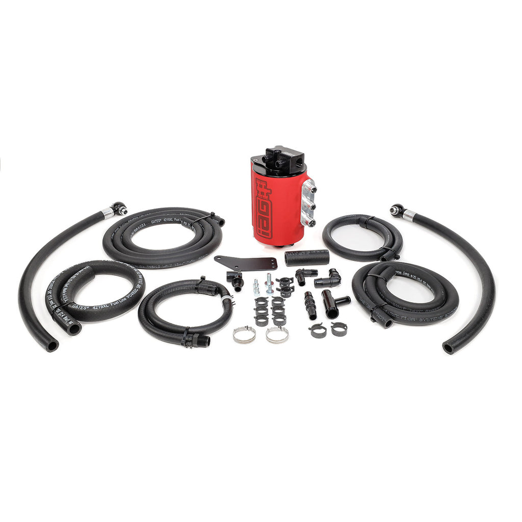 IAG Performance IAG-ENG-7180RD V3 Street Series Air / Oil Separator (AOS) (Red)