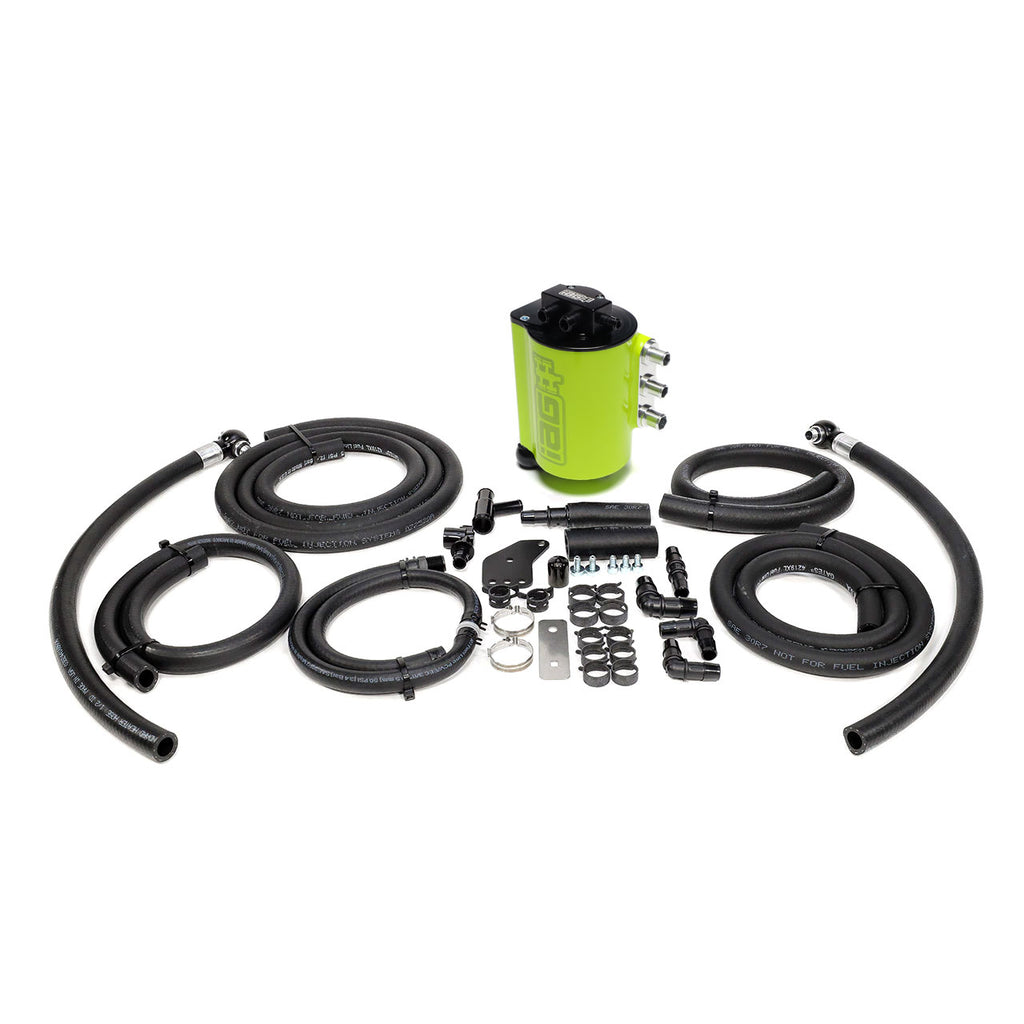 IAG Performance IAG-ENG-7181NY V3 Street Series Air / Oil Separator (AOS) (Neon Yellow)