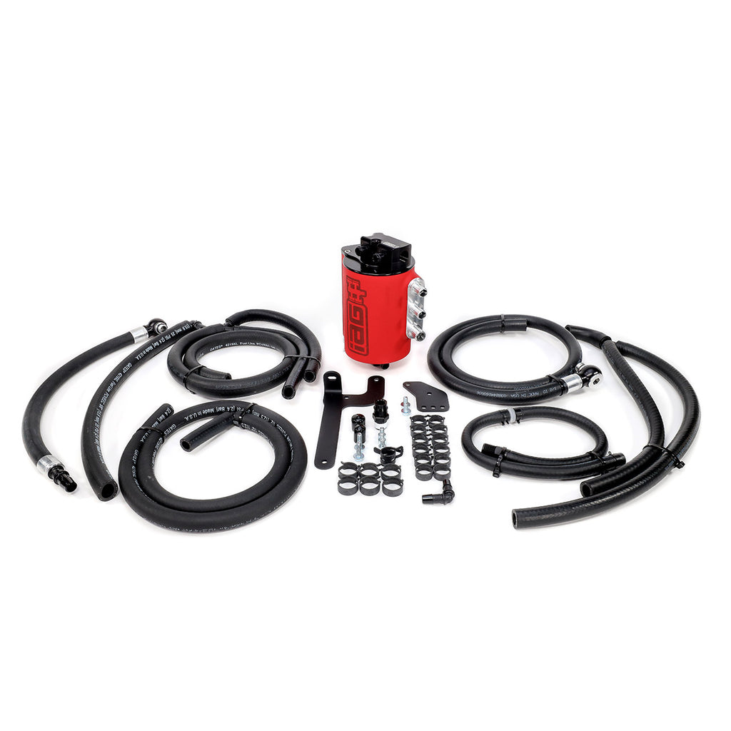 IAG Performance IAG-ENG-7182RD V3 Street Series Air / Oil Separator (AOS) (Red)