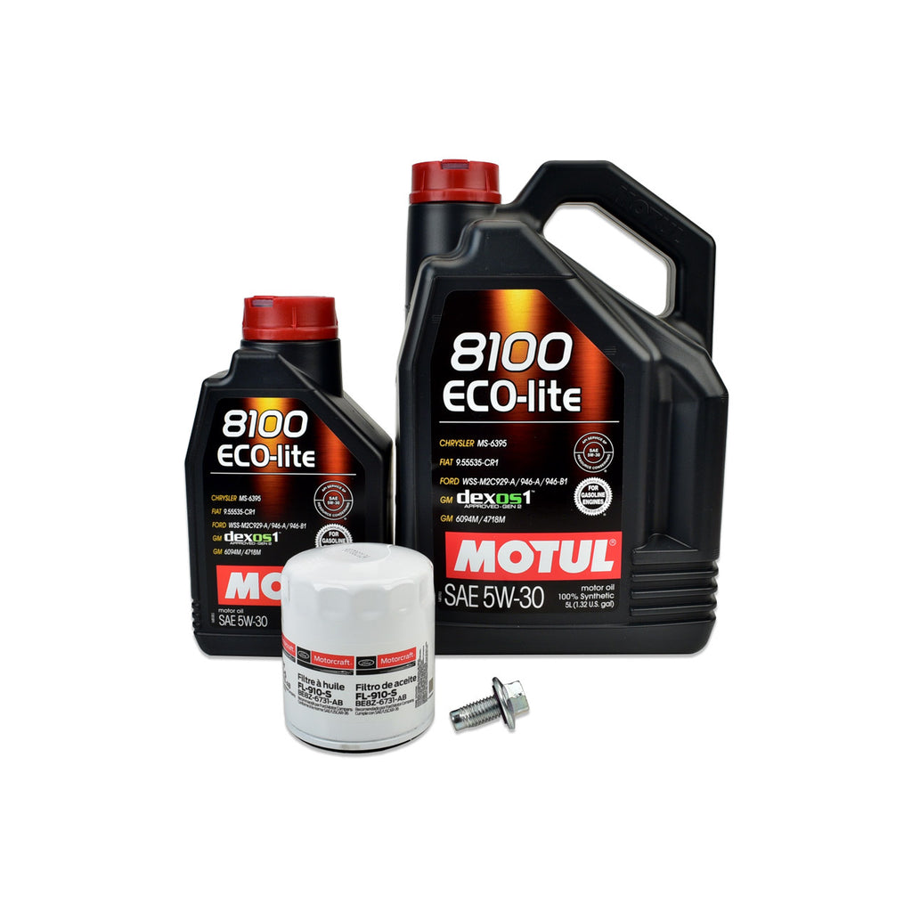 IAG MOTUL 5W30 Engine Oil Change Package For 2021+ 2.3L EcoBoost Ford Bronco