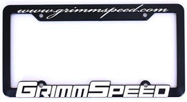 GrimmSpeed License Plate Frames - GrimmSpeed Text (Pr)