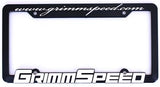 GrimmSpeed License Plate Frames - GrimmSpeed Text (Pr)