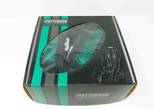 Load image into Gallery viewer, Patterson Performance 5 Point Cam Lock Racing Harness - Black w/ Teal