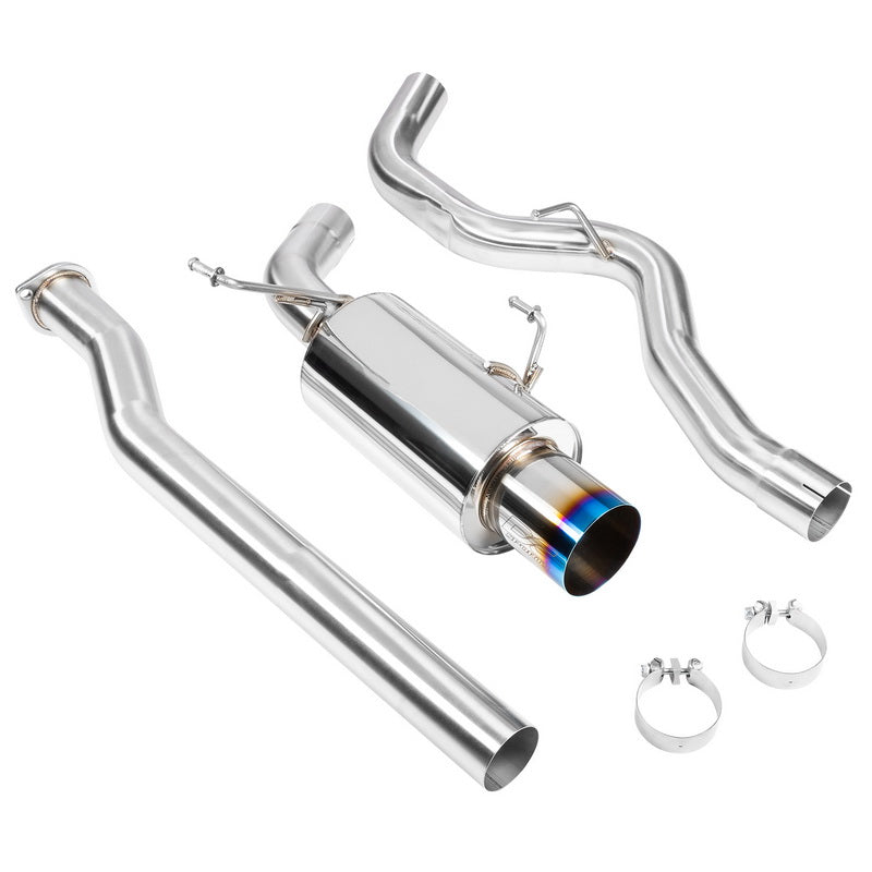 DC Sports Catback Single Canister Exhaust - Subaru WRX / STi 2015-2021