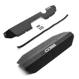 Cobb Radiator Shroud + Alternator Cover Package (Wrinkle Black) - Subaru STI 2015-2021