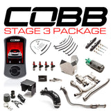 Cobb Stage 3 Power Package (Titanium) w/ Stealth Black Intake - Subaru STi 2011-2014 (Sedan)