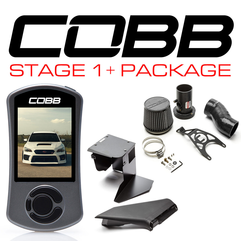 Cobb Stage 1+ Power Package (Black) - Subaru WRX STi 2019-2021 / STi Type RA 2018