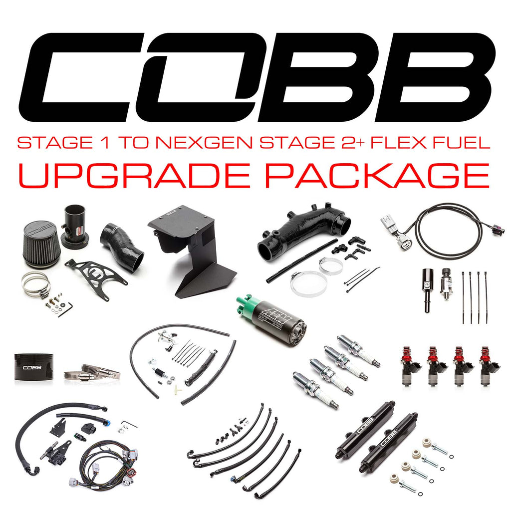 Cobb Stage 1 to NexGen Stage 2 + Flex Fuel Power Package Upgrade (Blue) - Subaru STi 2015-2018