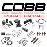 Cobb Stage 1 to NexGen Stage 2 + Flex Fuel Power Package Upgrade (Black) - Subaru STi 2015-2018