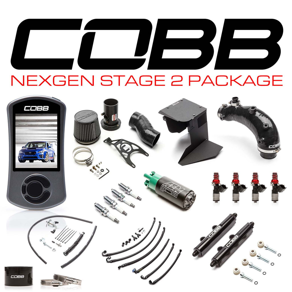 Cobb NexGen Stage 2 Power Package (Black) - Subaru STI 2015-2018
