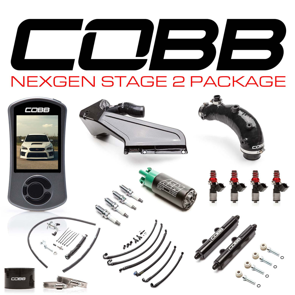 Cobb NexGen Stage 2 Power Package (Redline Carbon Fiber) - Subaru STI 2015-2021 / Type RA 2018