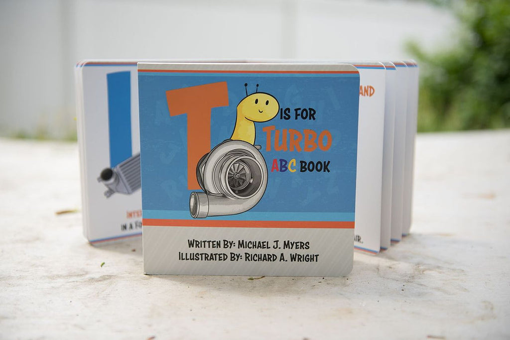 Motorhead Garage "T Is For Turbo" Hardback Children's Book