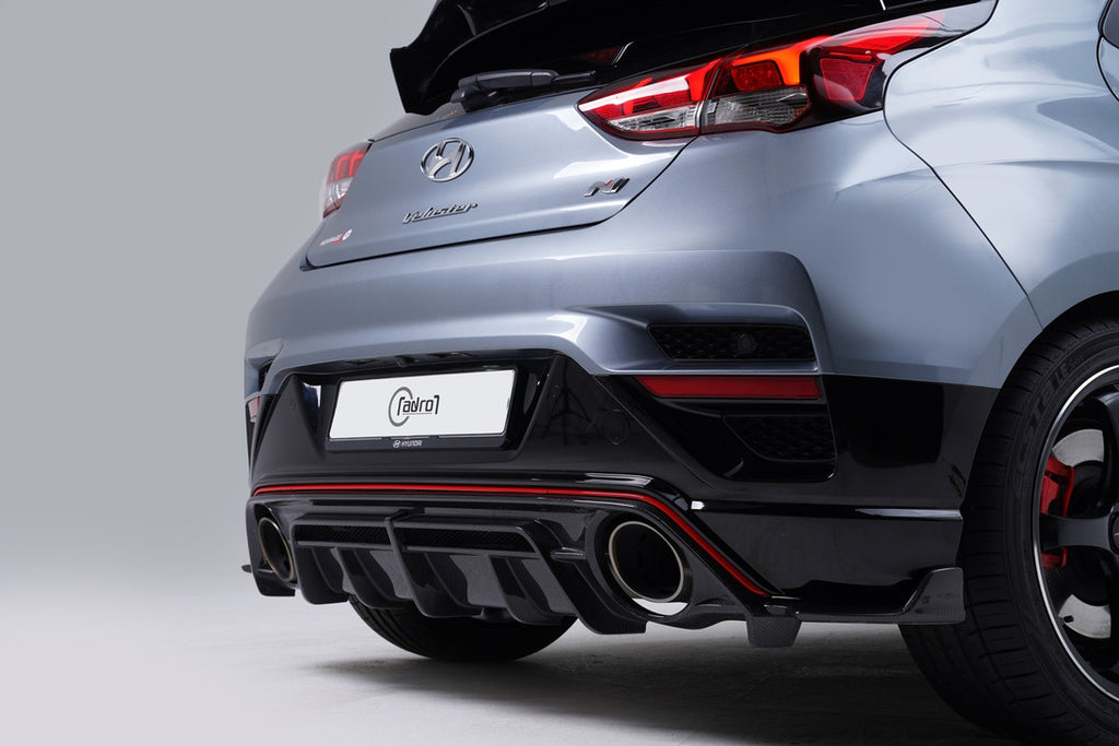Adro Carbon Fiber Rear Diffuser - Hyundai Veloster N 2019-2022